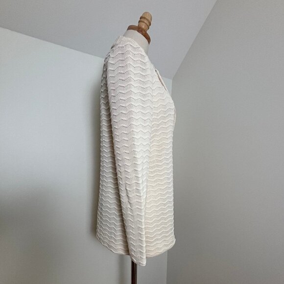 St. John by Marie Gray textured cream blazer, US6 - Picture 2 of 8